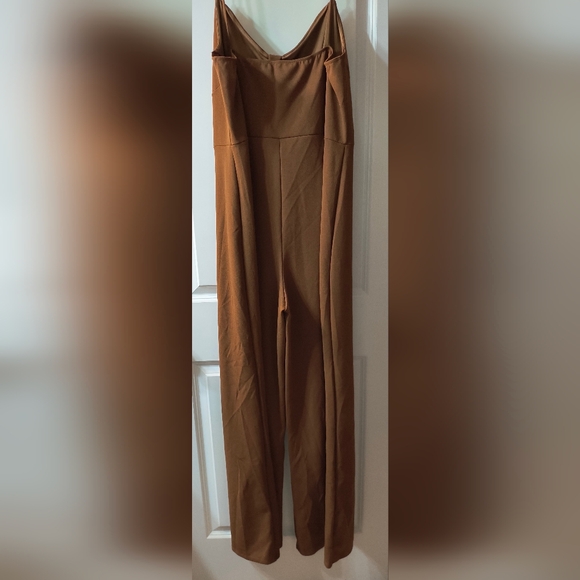 Fashion Nova Mocha Jumpsuit - Picture 5 of 5